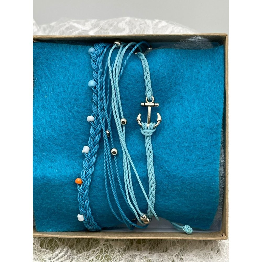 Anchor friendship Style Bracelets 3-Piece Set